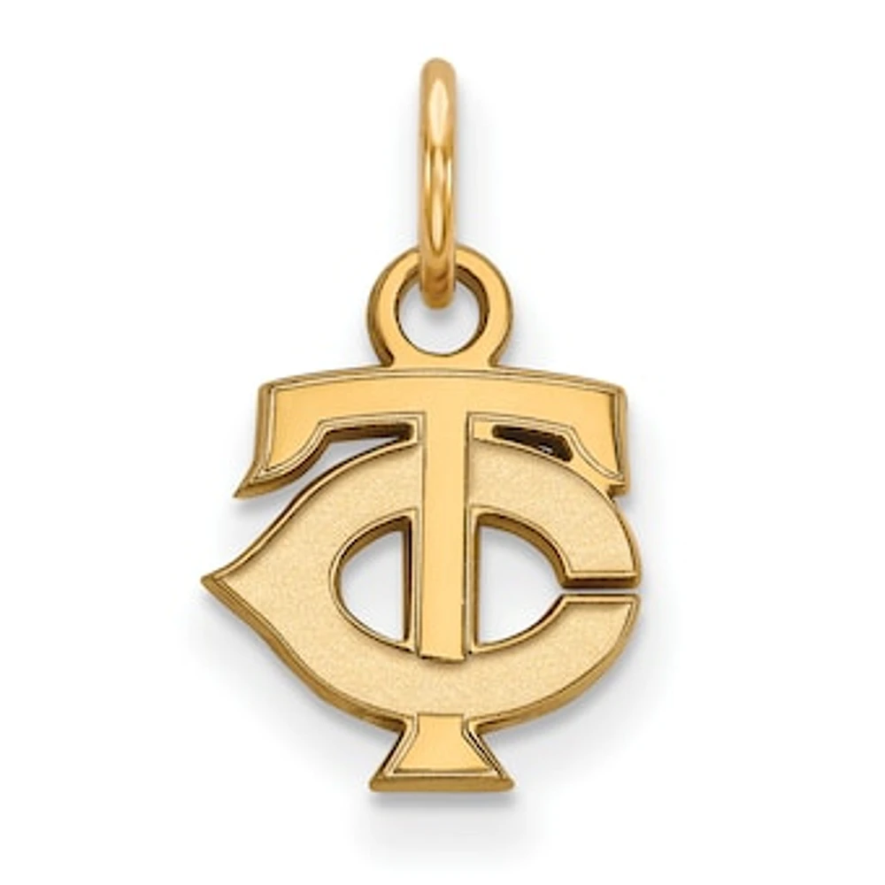 Women's Minnesota Twins 10k Yellow Gold Extra Small Pendant