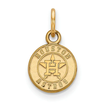 Women's Houston Astros 14k Yellow Gold Extra Small Pendant