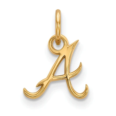 Women's Atlanta Braves 14k Yellow Gold Extra Small Pendant