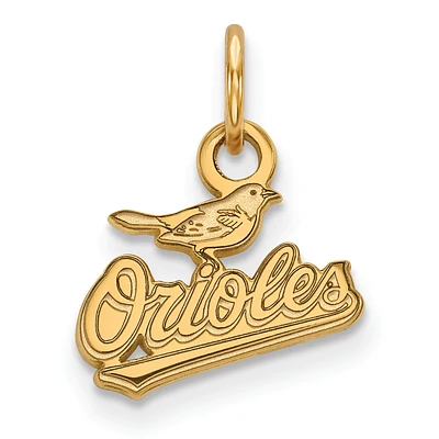 Women's Baltimore Orioles 14k Yellow Gold Extra Small Pendant