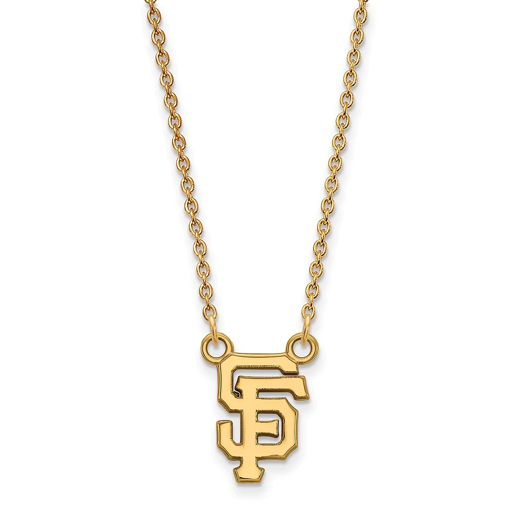 Women's San Francisco Giants 18'' 14k Yellow Gold Small Pendant Necklace