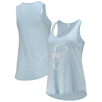 Women's Alternative Apparel Light Blue WM Phoenix Open Backstage Tank Top