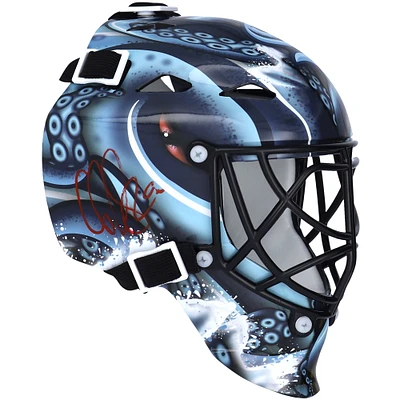 Chris Driedger Seattle Kraken Autographed Mini Goalie Mask