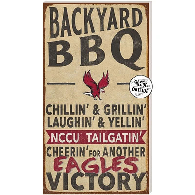North Carolina Central Eagles 11'' x 20'' Indoor/Outdoor BBQ Sign