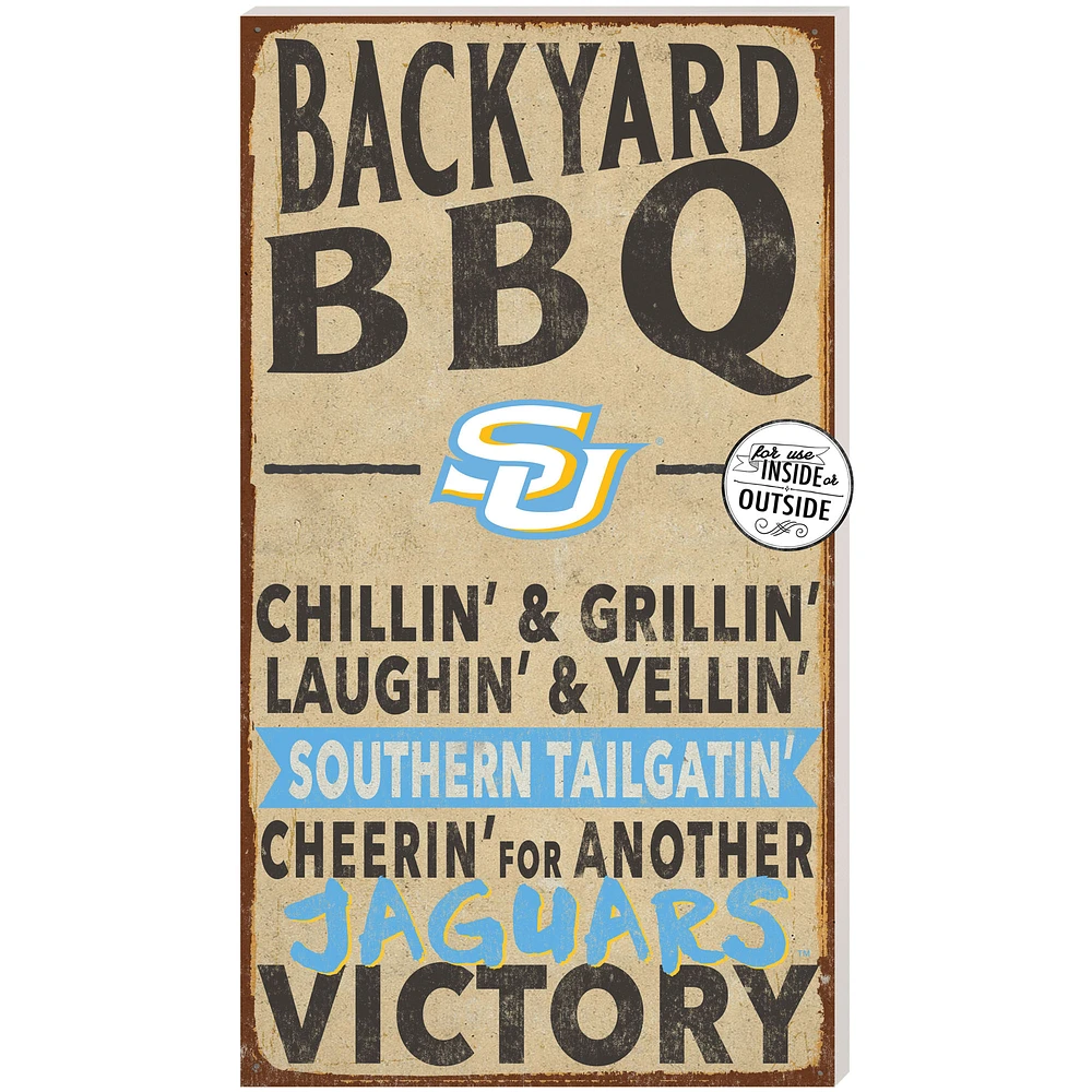 Southern University Jaguars 11'' x 20'' Indoor/Outdoor BBQ Sign