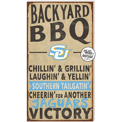 Southern University Jaguars 11'' x 20'' Indoor/Outdoor BBQ Sign