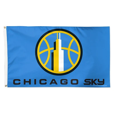WinCraft Chicago Sky 3' x 5' Deluxe Flag