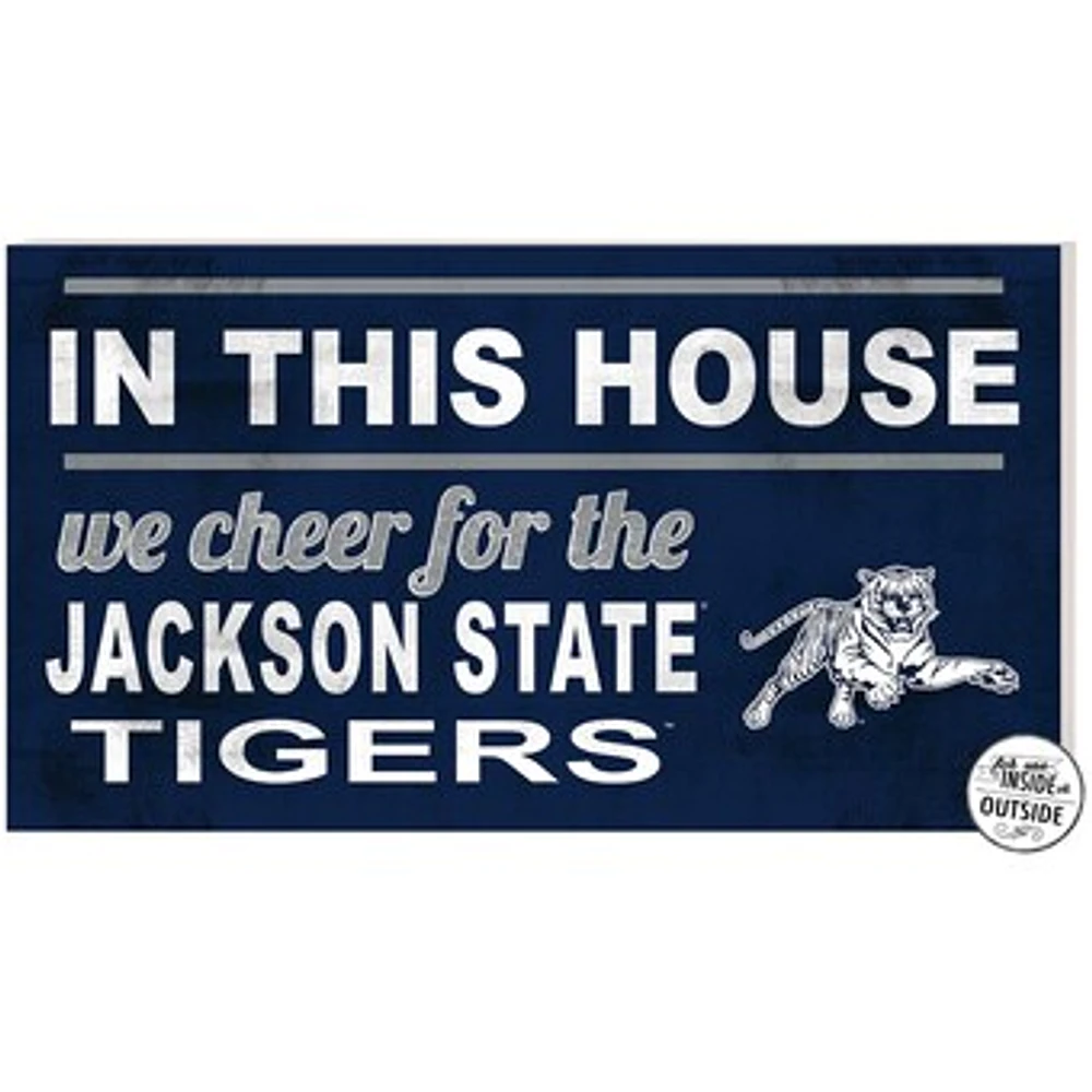 Jackson State Tigers 11'' x 20'' Indoor/Outdoor In This House Sign