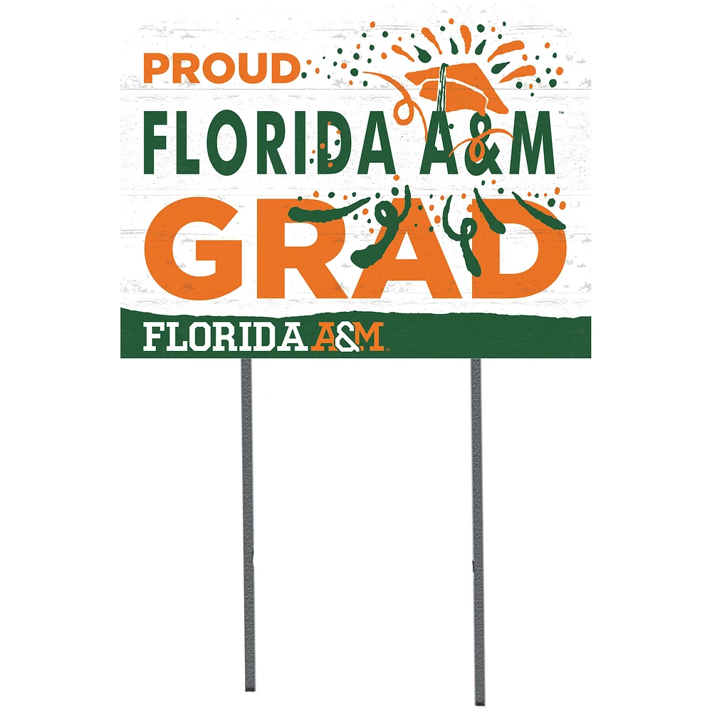 Florida A&M Rattlers 18'' x 24'' Proud Grad Yard Sign