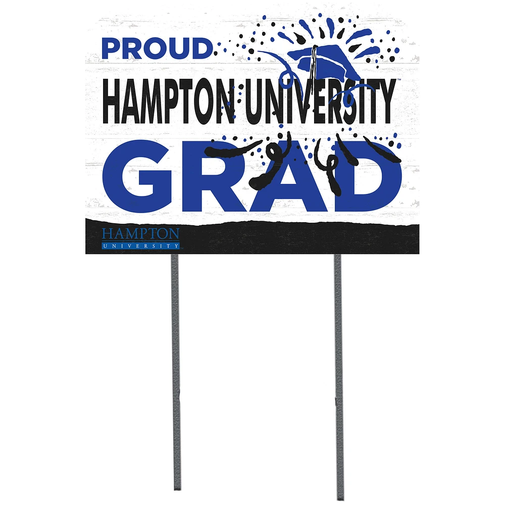 Hampton Pirates 18'' x 24'' Proud Grad Yard Sign