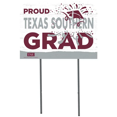 Texas Southern Tigers 18'' x 24'' Proud Grad Yard Sign