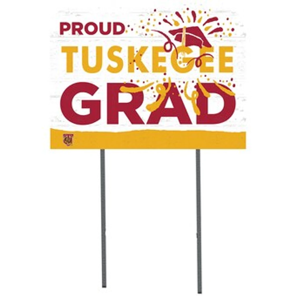 Tuskegee Golden Tigers 18'' x 24'' Proud Grad Yard Sign
