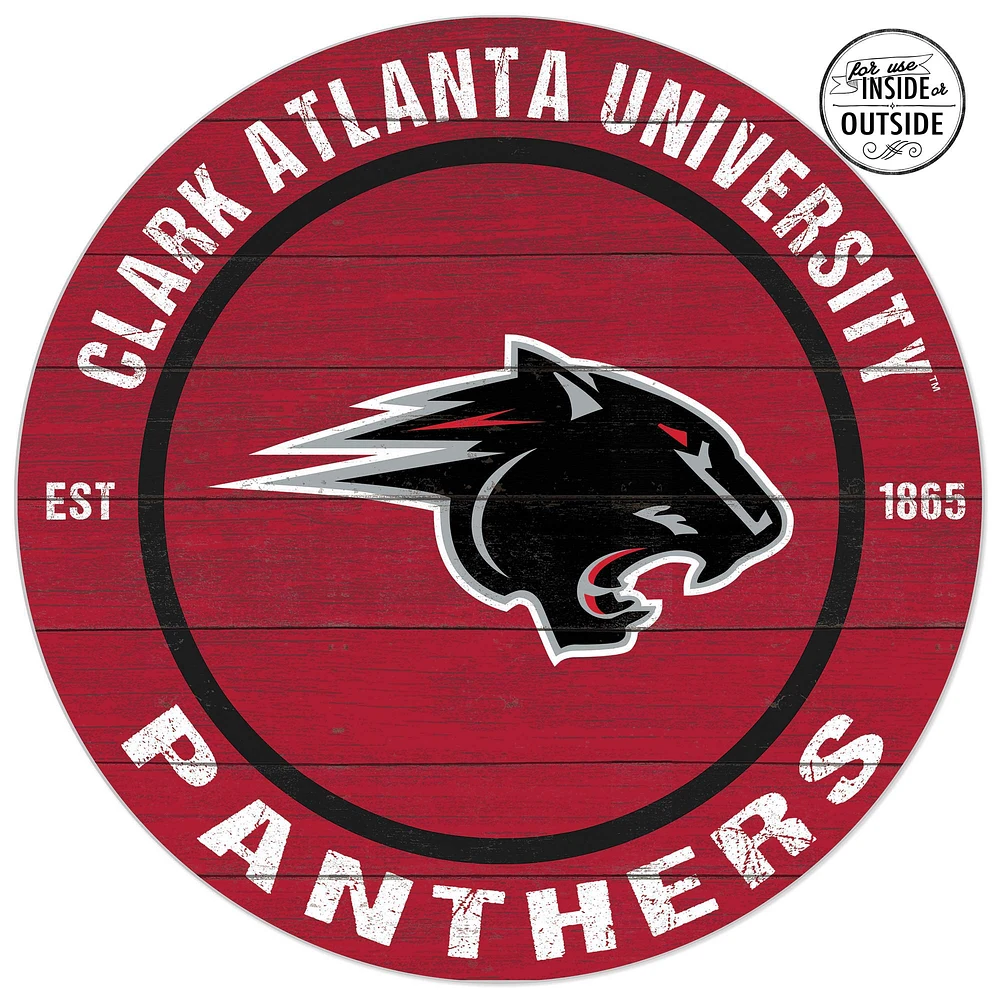 Clark Atlanta University Panthers 20'' x 20'' Indoor/Outdoor Circle Sign