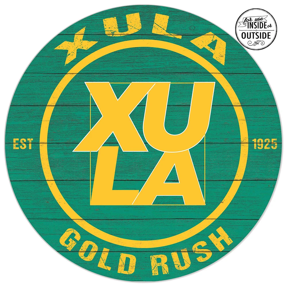 XULA Gold 20'' x 20'' Indoor/Outdoor Circle Sign
