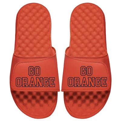 Men's ISlide Orange Syracuse Go Slide Sandals