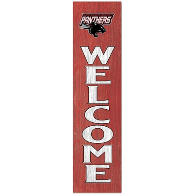 Clark Atlanta University Panthers 12'' x 48'' Welcome Outdoor Leaner