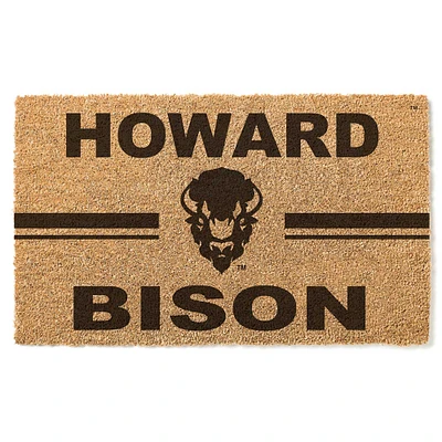 Howard Bison 18" x 30" Team Logo Doormat