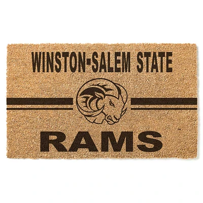 Winston-Salem State Rams 18" x 30" Team Logo Doormat