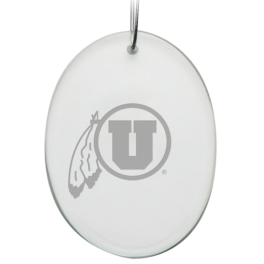 Utah Utes Oval Ornament