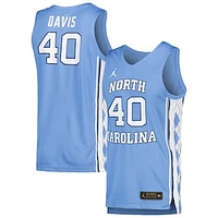 Men's Jordan Brand Hubert Davis Carolina Blue North Tar Heels Replica Basketball Player Jersey