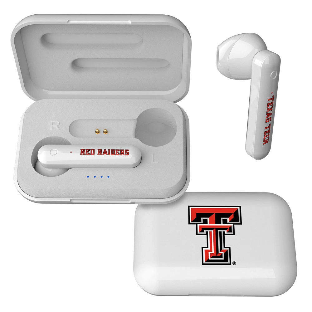 Keyscaper Texas Tech Red Raiders Wireless TWS Insignia Design Earbuds