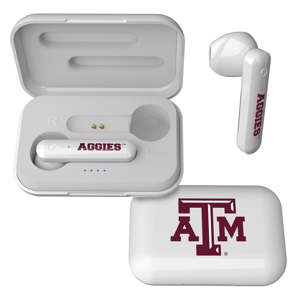 Keyscaper Texas A&M Aggies Wireless TWS Insignia Design Earbuds