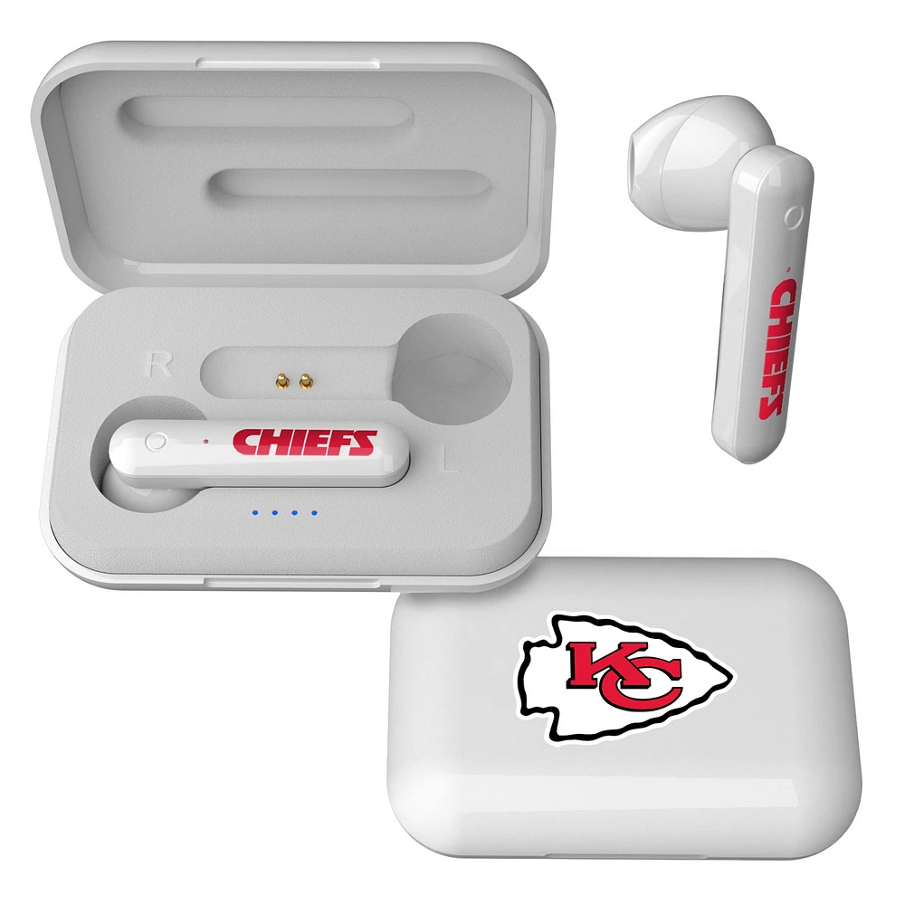 Keyscaper Kansas City Chiefs Wireless TWS Insignia Design Earbuds