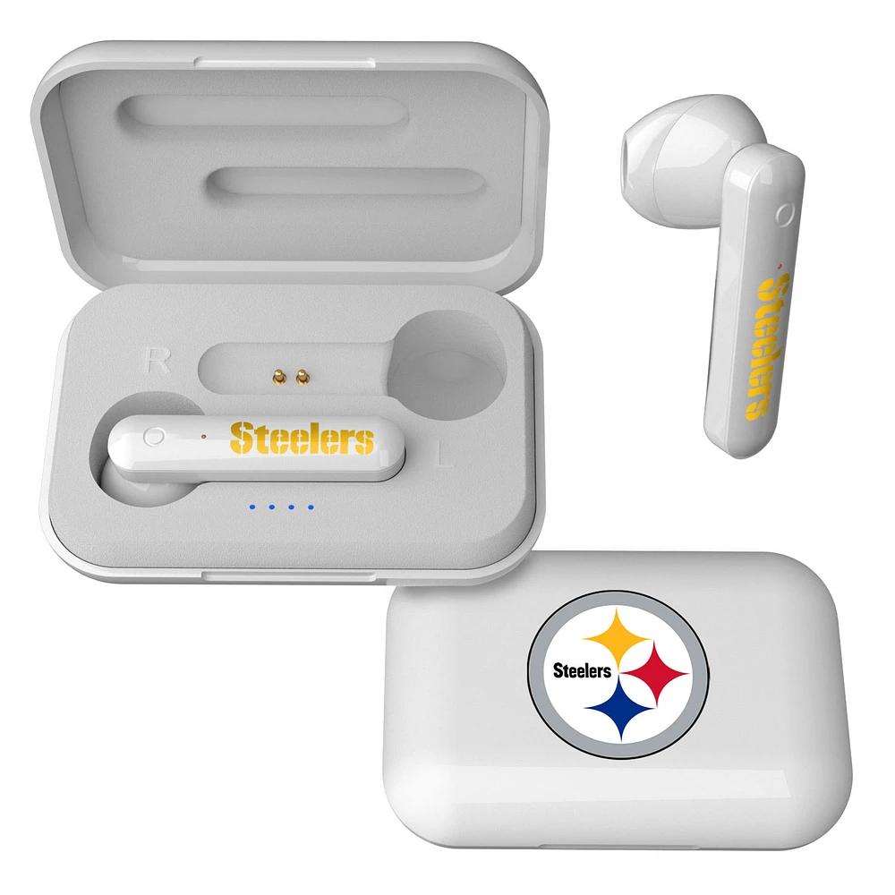Keyscaper Pittsburgh Steelers Wireless TWS Insignia Design Earbuds