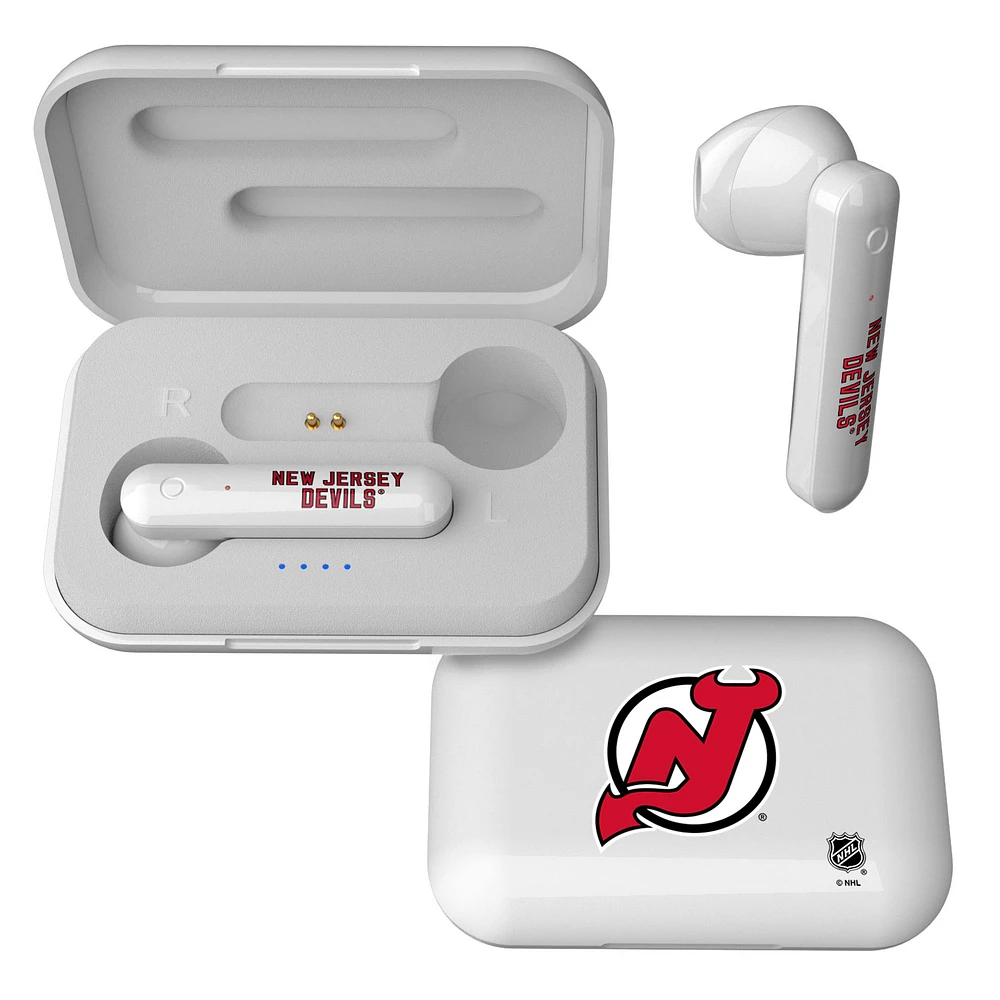 Keyscaper New Jersey Devils Wireless TWS Insignia Design Earbuds