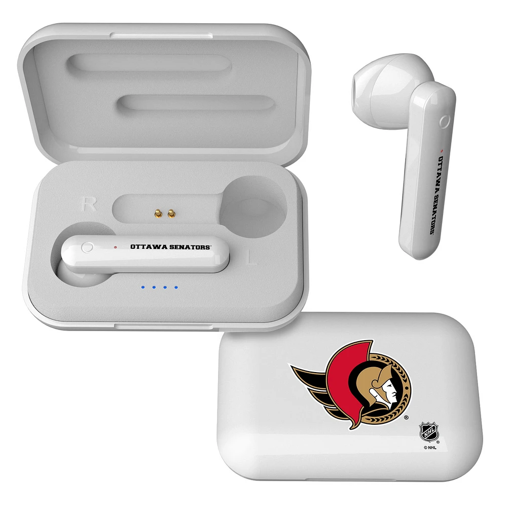 Keyscaper Ottawa Senators Wireless TWS Insignia Design Earbuds