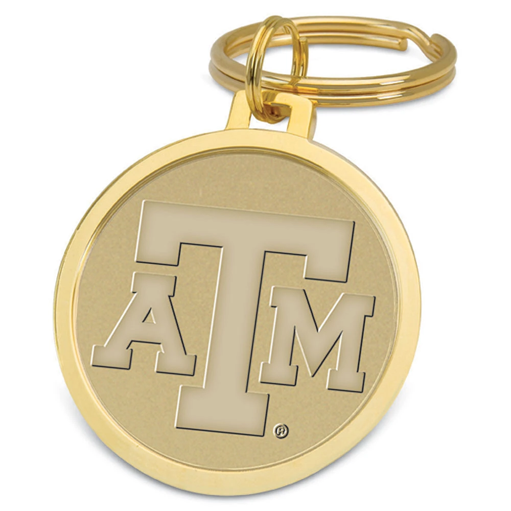 Gold Texas A&M Aggies Split-Wire Logo Key Ring