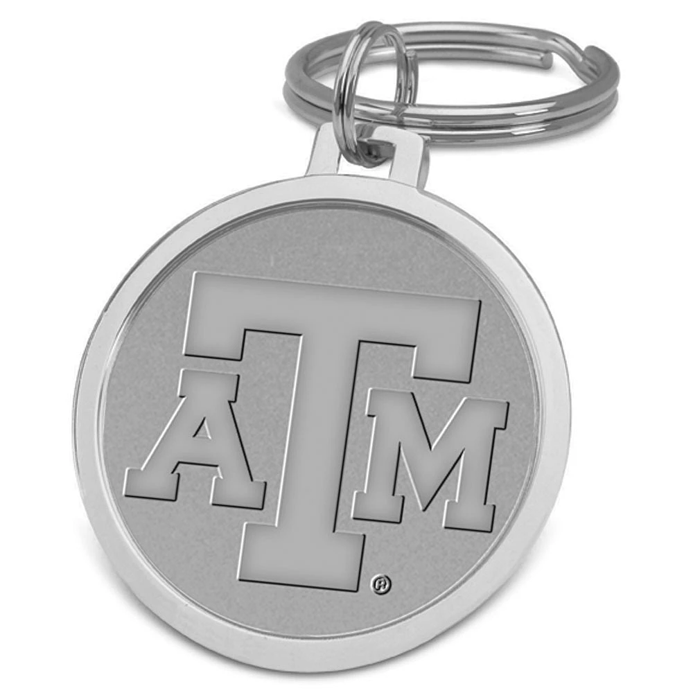 Silver Texas A&M Aggies Split-Wire Logo Key Ring