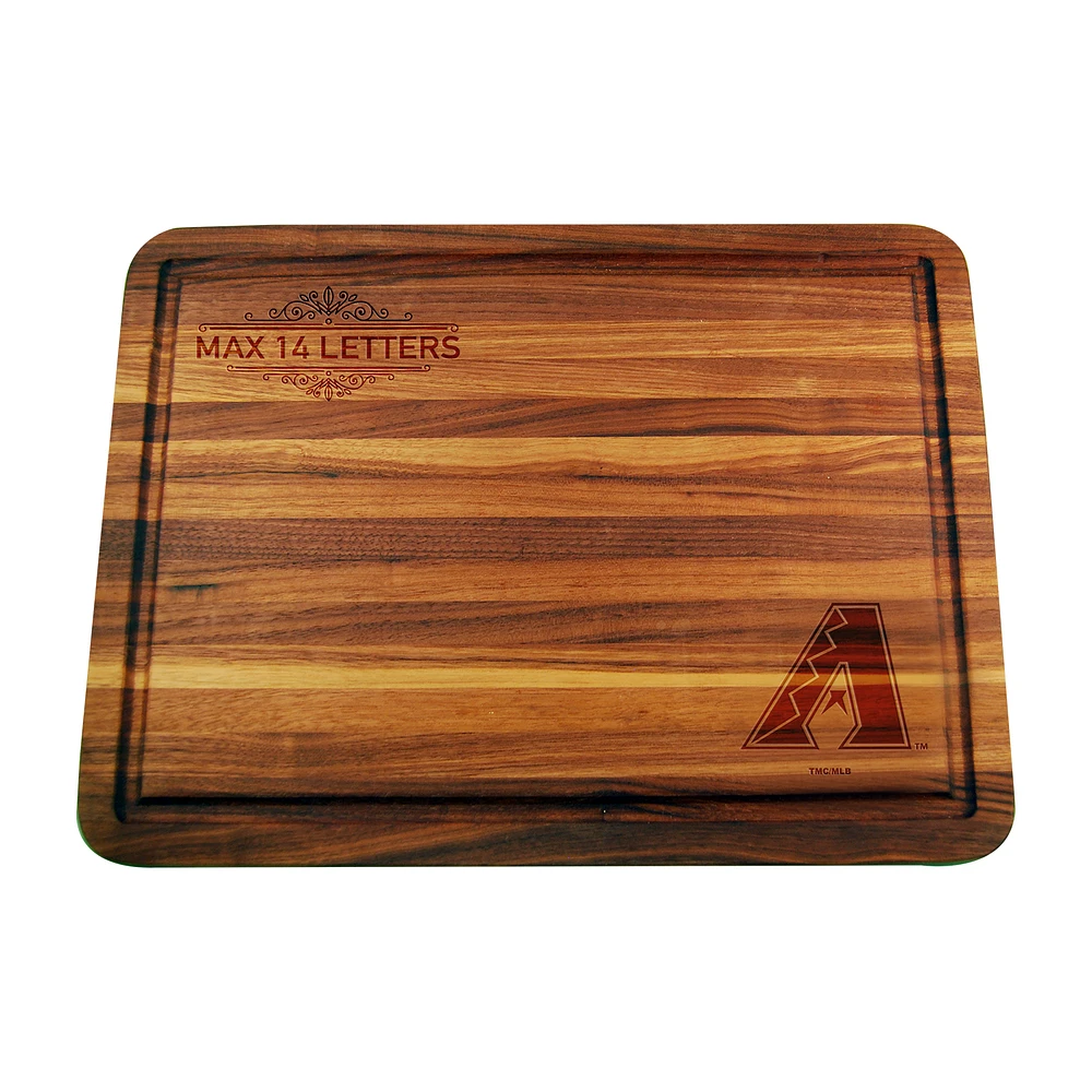 Arizona Diamondbacks Large Acacia Personalized Cutting & Serving Board