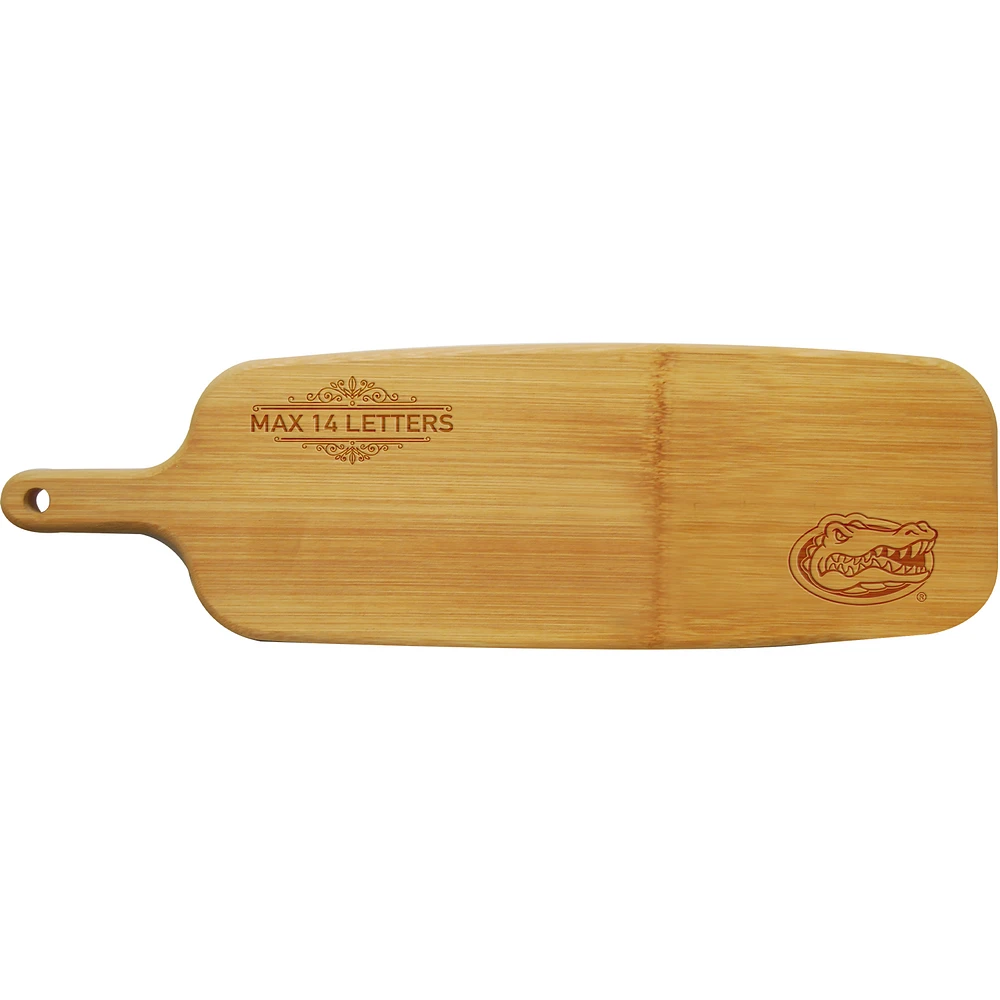 Florida Gators Personalized Bamboo Paddle Serving Board