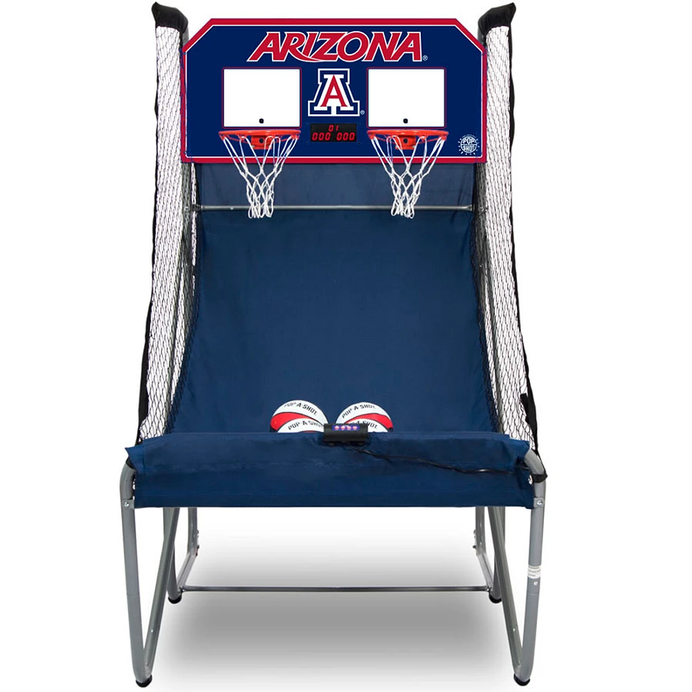 Pop-A-Shot Arizona Wildcats Home Dual Shot Basketball Game