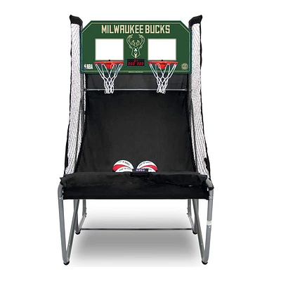 Pop-A-Shot Milwaukee Bucks Home Dual Shot Basketball Game