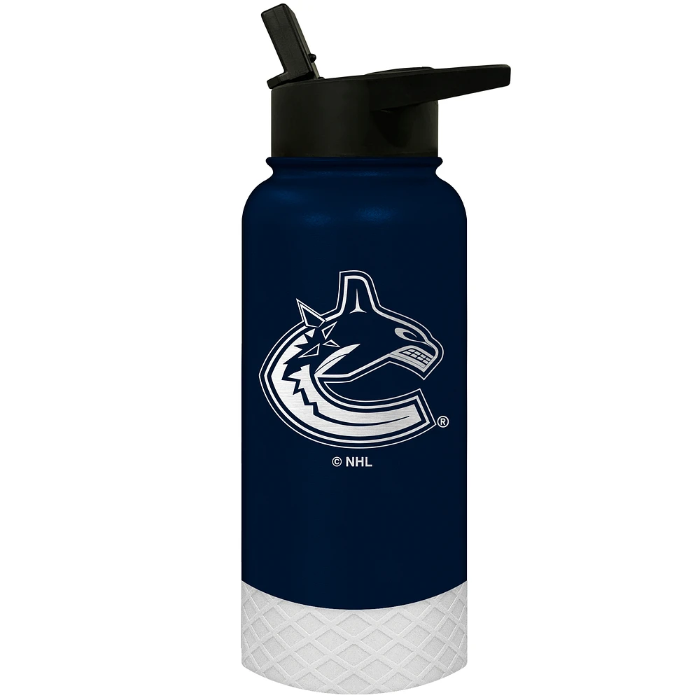 Vancouver Canucks 32oz. Logo Thirst Hydration Water Bottle