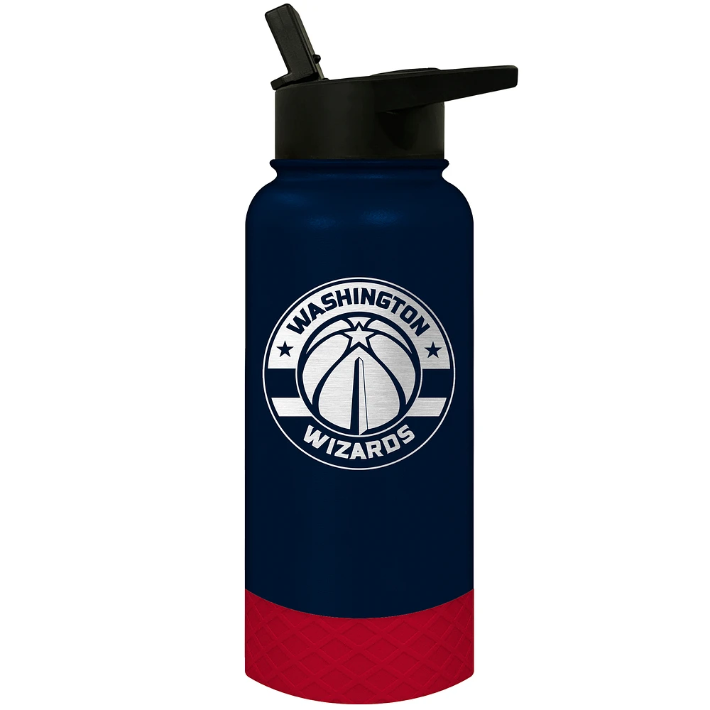 Washington Wizards 32oz. Logo Thirst Hydration Water Bottle