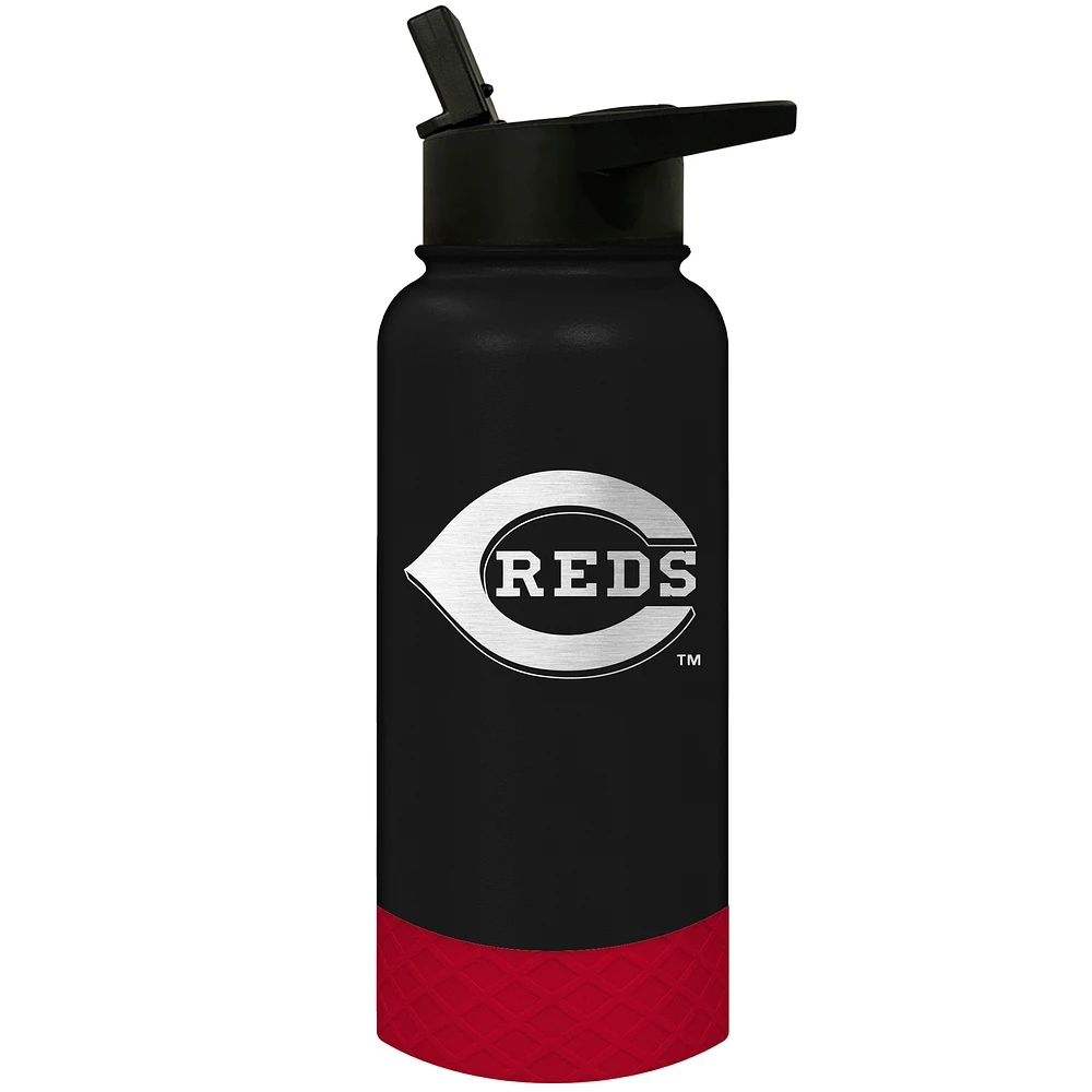 Cincinnati Reds 32oz. Logo Thirst Hydration Water Bottle