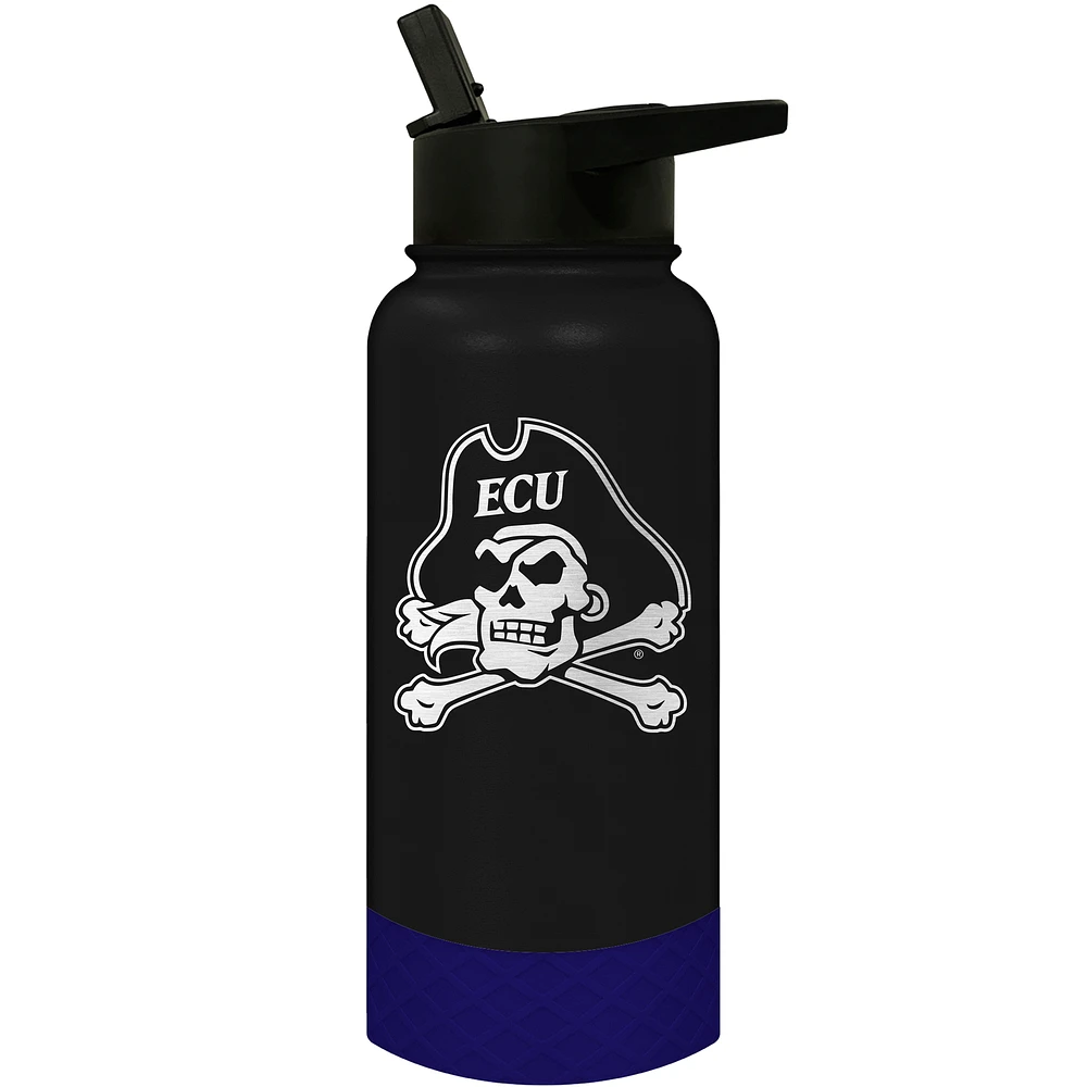 ECU Pirates 32oz. Logo Thirst Hydration Water Bottle