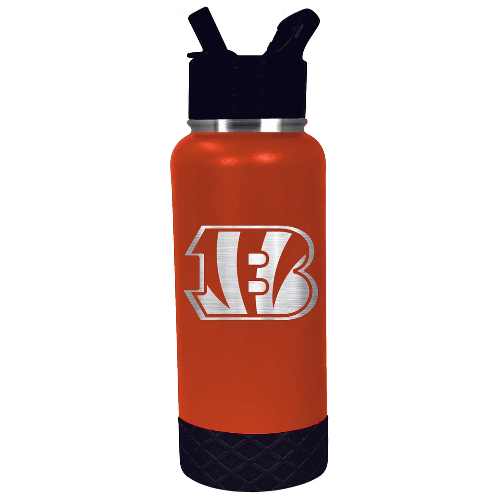 Cincinnati Bengals 32oz. Logo Thirst Hydration Water Bottle