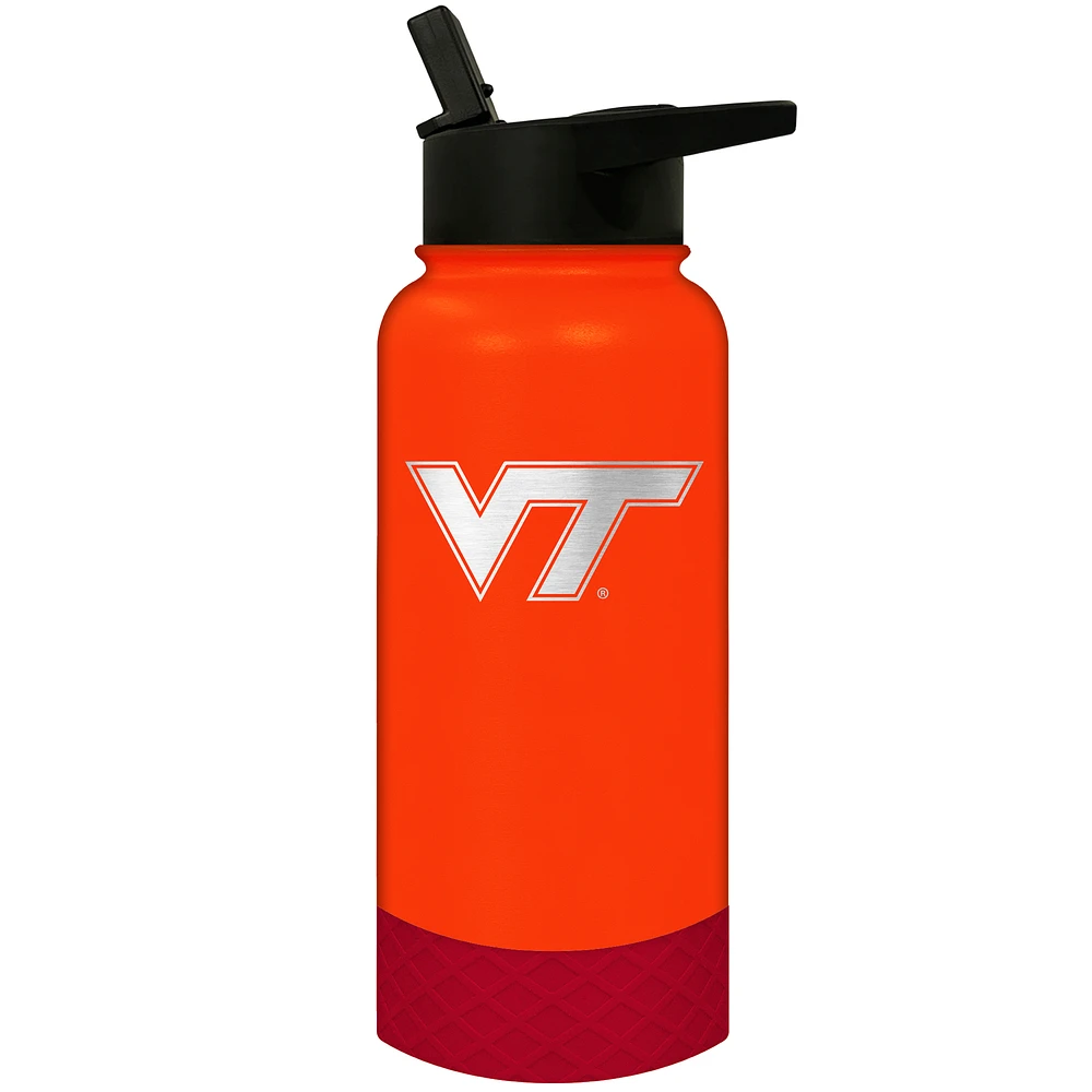 Virginia Tech Hokies 32oz. Logo Thirst Hydration Water Bottle