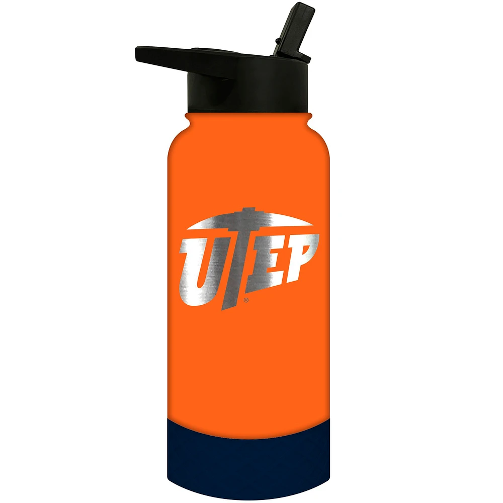 UTEP Miners 32oz. Logo Thirst Hydration Water Bottle