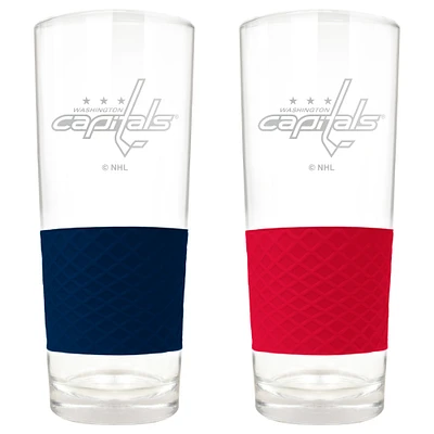 Washington Capitals 22oz. Logo Score Pint Glass Two-Piece Set