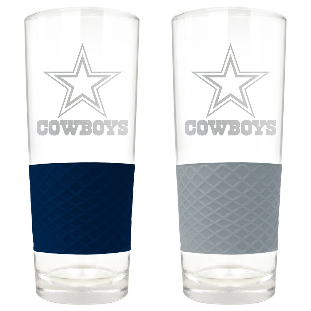 Dallas Cowboys 22oz. Logo Score Pint Glass Two-Piece Set