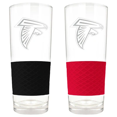 Atlanta Falcons 22oz. Logo Score Pint Glass Two-Piece Set