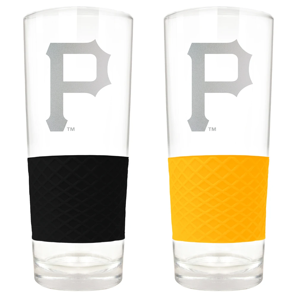 Pittsburgh Pirates 22oz. Logo Score Pint Glass Two-Piece Set