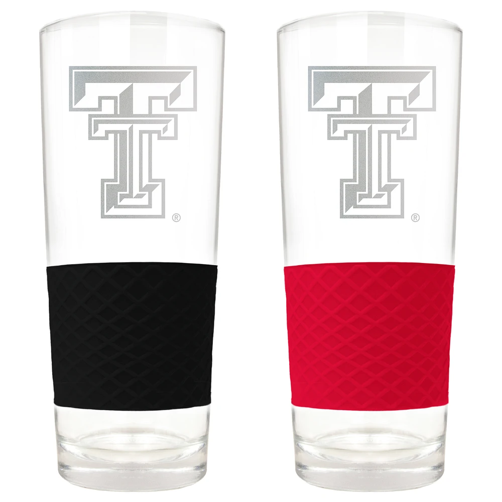 Texas Tech Red Raiders 22oz. Logo Score Pint Glass Two-Piece Set