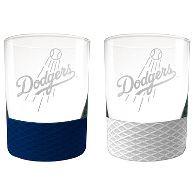Los Angeles Dodgers 14oz. Commissioner Rocks Glass Two-Piece Set