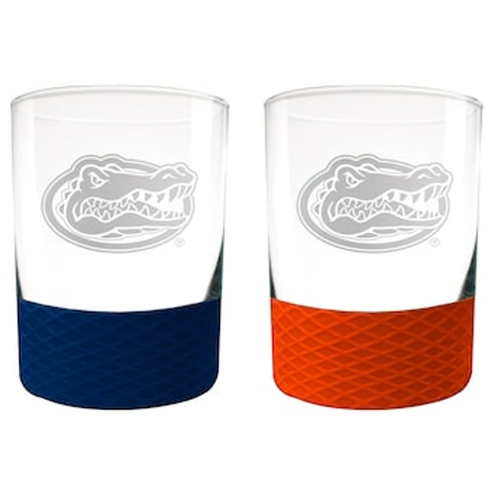 Florida Gators 14oz. Commissioner Rocks Glass Two-Piece Set